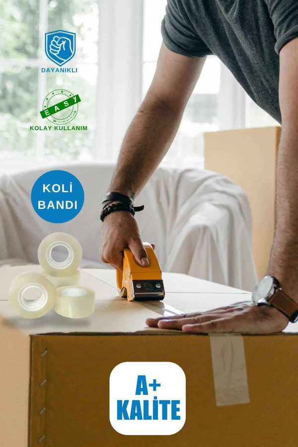 Koli Bandı 45x100 Kaliteli Hotmelt - Görsel 4