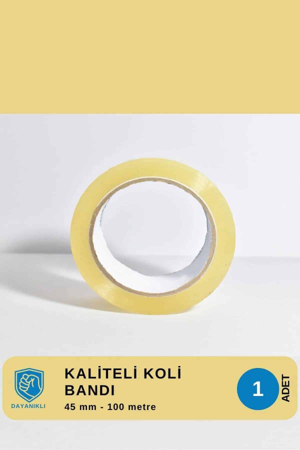 Koli Bandı 45x100 Kaliteli Hotmelt - Görsel 6